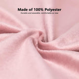 Fluwelen kussenhoezen, superzachte kussenhoes, 50 x 50 cm, glanzend decoratief bankkussen, knuffelige kussenhoes, bankkussen voor bank, slaapkamer, roze, set van 2
