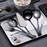 30-delige bestekset, 6-delige serveerset - Zwart/Goud/Koper/Regenboog