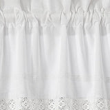 Volant, wit, 218,4 x 38,1 cm.