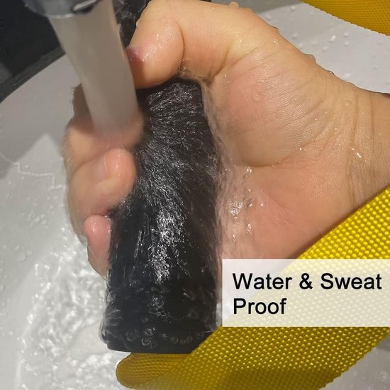 Set van 2 handgrepen voor weerstandsbanden, kabeltrekhandvat met enkele handgreep, siliconen handgrepen met karabijnhaak, ideaal voor training, kabeltrek of krachttoren fitnessbanden expanderbanden