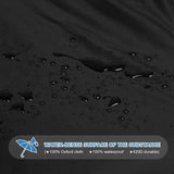 Tuinmeubelen waterdicht zeildoek, beschermhoes voor tuintafels, zitsets, met ventilatieopeningen, winddicht, 125 x 125 x 74 cm