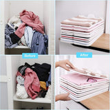 T-shirt-organizer, anti-rimpel T-shirt-organizer stapelbaar, robuuste kledingkast overhemd-organizer, anti-vocht, normale maat (10-pack)