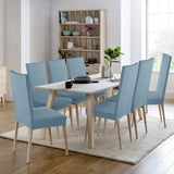 Universele stoelhoezen: geschikt voor de meeste stoelmaten, rughoogte (60-65 cm); zitlengte (45-55 cm); zitbreedte (41-51 cm) 6