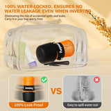Hondenwaterfles 800 ml, opvouwbare waterfles voor honden en katten, lichtgewicht waterdispenser voor huisdieren voor buiten wandelen, wandelen, reizen, oranje