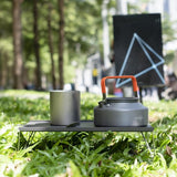 Draagbare klaptafel met aluminium tafelblad, inklapbaar, met draagtas, voor outdoor, picknick, vissen, strand