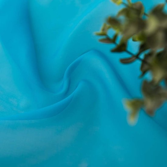 Voilegordijnen, 2-delige set, transparant, polyester, met lussen, luchtig, decoratief, voor slaapkamer en woonkamer