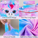 Eenhoornzitzak voor kinderen, knuffeldier, opbergtas, alleen tas, geen vulling