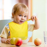 Babyslabbetje, babyslabbetje van katoen, badstof, slabbetje, waterdicht, peutervoederslabbetje voor baby's, jongens en meisjes peuters