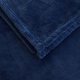 Knuffel deken pluizig extra zachte en warme vloeren flanel fleece deken, rimpels resistent/anti-verkleuring als SOFHADE hoek of bed surfen, Größe:150 cm x 200 cm, Farbe:Dunkelblau