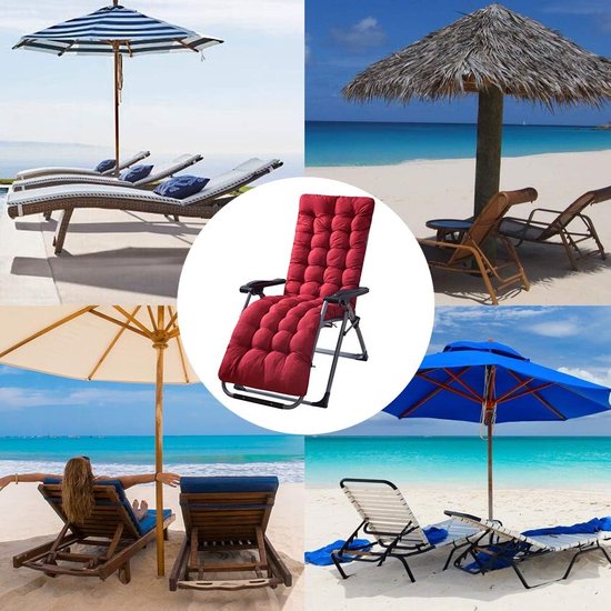 Tuinstoelkussen, schommelstoelkussen, stoelkussen, hoge rugleuning, rugkussen, tatamimat, relaxstoelen (alleen kussen, geen stoelen)