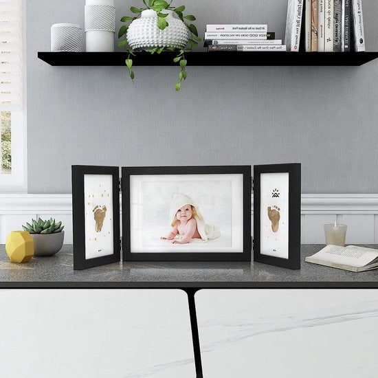 Fotolijst collage zwart 3 foto's voor 10x15 en 13x18 foto's meerdere houten fotolijst familie huwelijkscadeau