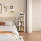 Staand rek 4 niveaus wit