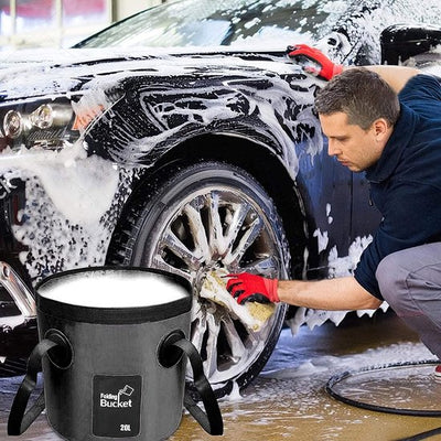 thumbnail: INHEMI Opvouwbare Emmer 20 Liter - Waterdicht - Voor Camping, Vissen & Tuinieren