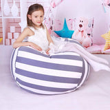 UMYMAYDO1 Zitzakhoes voor knuffeldieren, opbergtas, zachte, comfortabele bekleding om als zitzak te vullen, afmeting circa 96,52 cm