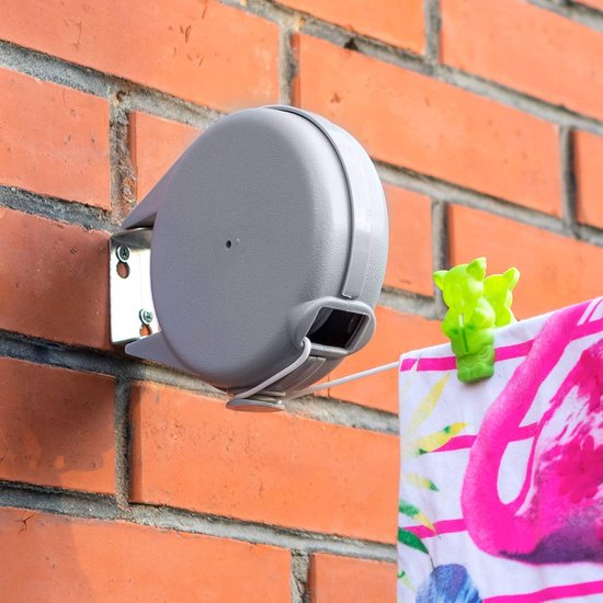 Long Wand Waslijn, uittrekbaar, 12 m