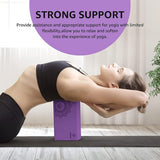 Yogablokkenset van 2 Eva Foam voor fitness, pilates, stretching en meditatie, yogariem inbegrepen