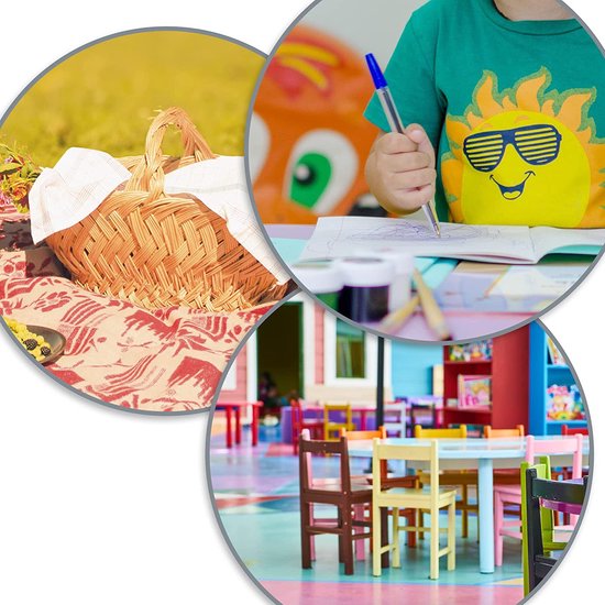 8-delige set voorraaddozen van kunststof - vershouddoos in 4 maten - voorraaddozen voor camping, picknick, school en kinderdagverblijf (8 stuks - beer/panda)