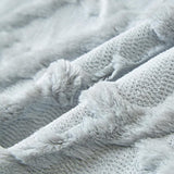 Set van 2 boho-decoratieve kussenhoezen, 50 x 50 cm, grijs kussen, bankkussen, sierkussen, sierkussen, pluizige kussenslopen, kussenhoes voor bank, bank