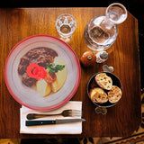 Netafdekking voor levensmiddelen, 3 stuks voedselafdekking buiten, voedselafdekking voor levensmiddelen, voedselafdekking mesh met handvat, voor keuken, picknick (3 kleuren)