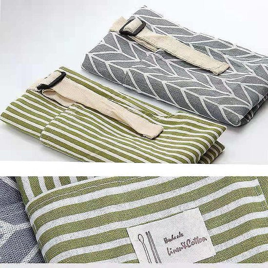 Katoenen keukenschort, 4 stuks, verstelbare schort met zakken, voor dames en heren, om te koken, bakken, schilderen, huishoudelijk werk (blauw, groen, rood, bruin), kleur