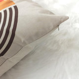 Kussensloop 40 x 40 cm, set van 4 decoratieve kussenhoezen, 40 x 40 cm, oranje, voor tuinlounge, bank, sierkussen, woonkamer, slaapkamer, kussenslopen, tuin, outdoor, bankkussen, sierkussen