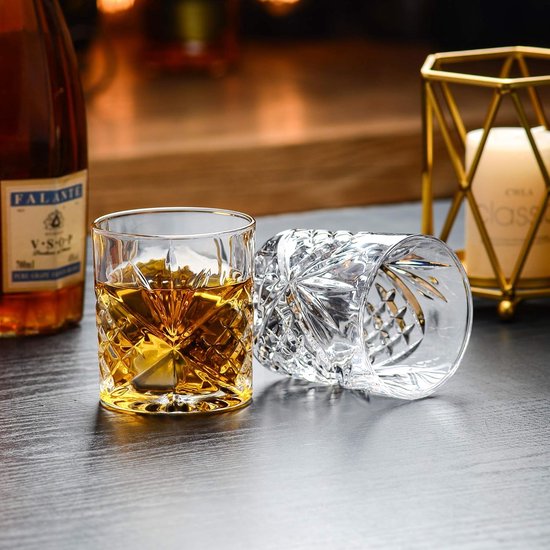 Kristallen whisky cadeauset