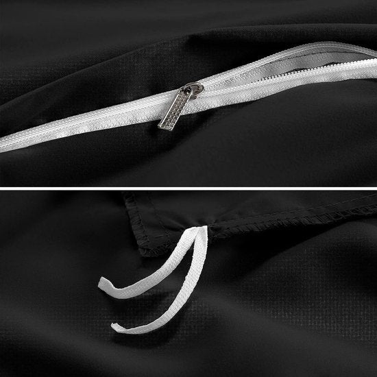 Dekbedovertrek 220 x 240 cm met 2 kussenslopen 65 x 65 cm, beddengoed voor tweepersoonsbed 200 x 200 cm, met ritssluiting, dekbedovertrek van microvezel, wit, 260 x 240 cm, 240 x 260 cm