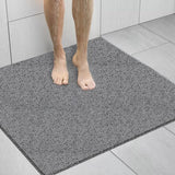 Antislip douchemat, PVC Loofah massagedouchematten, antislip badmat, met afvoer, douchematten voor natte ruimtes, sneldrogend (80 x 80 cm)
