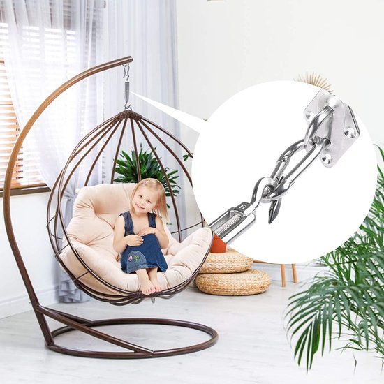 Zonnezeil, bevestiging, zonnezeil, accessoires, roestvrij staal, M6, high-performance luifels, bevestigingsset voor tuin, driehoek en vierkant, 304 roestvrij staal