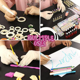 siliconenmat groot, 70 x 50 cm, siliconen mat voor epoxyhars, zwart, 1,3 mm dikke siliconen knutselmat, siliconen onderlegger, anti-aanbak antislip tafelmat, knutselonderlegger, voor giethars,