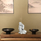 De Fengshui-decoratie heeft een lichtgrijze kleur Afmeting: 20 x 14,5 x 13,5 cm