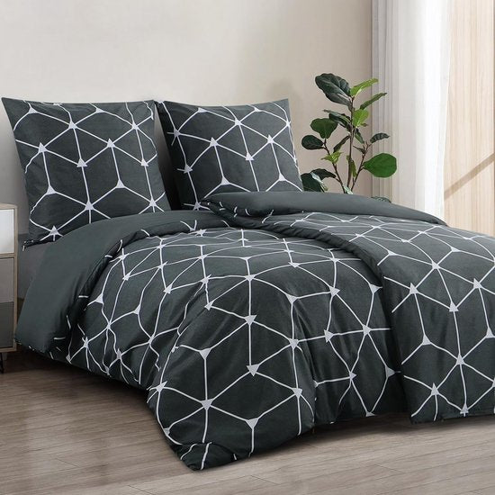 Beddengoed, microvezel, meerkleurig