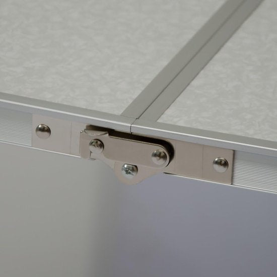 Opklapbare en in de hoogte verstelbare picknicktafel, 90 x 60 x 70 cm, licht, kofferformaat