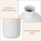 Mini Witte Bloemenvaas - Kleine Bud Vaasjes voor Gedroogde Kunstbloemen 3 stuks Leuke Scandinavische Vaasjes voor Woonkamer Minimalistisch Klein Vaasje voor Bruiloft Kerstmis Verjaardag Tafelstuk Decoratie