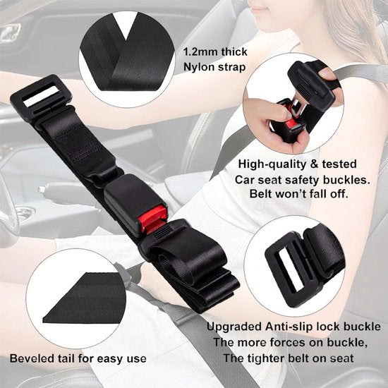 Auto-zwangerschapsgordel, zwangerschaps-autogordel, buikbescherming, zwangerschapsgordel, geschikt voor een groot aantal automodellen met stoelopeningen
