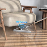 Siliconen waterschuiver vloer douchewisser met steel 156 cm vloertrekker douche raamtrekker grijs