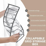 7 kledingkast opbergsysteem met ladeboxen en handgrepen, ideaal voor het opbergen van ondergoed, sokken, leggings, rokken en T-shirts.