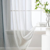 Gordijnen, gordijnen voor woonkamer, slaapkamer, set van 2, modern, tweekleurig, 140 x 175 cm