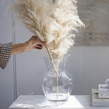 Vaas,hoogte: 27,5 cm, diameter: 19,5.transparant