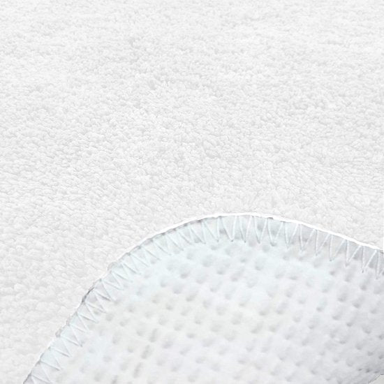 Badmat 50x80cm Rechthoek Wit