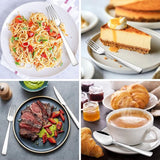 Bestekset voor 12 personen, 60-delige roestvrijstalen bestekset, bestekset met mes, vork, lepel, hoogwaardig roestvrijstalen bestek, hoogglans gepolijst en vaatwasmachinebestendig