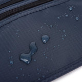 Geldriem - Paspoorthouder met RFID-blokkering, verborgen heuptasje, donkerblauw, RFID geblokkeerd en riembreedte: 2,5 cm