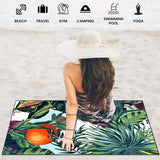 Strandlaken, microvezel strandlaken, microvezel badhanddoek groot 180x90cm, superlichte strandlaken, sneldrogend, absorberende sporthanddoek voor sport, reizen, yoga, kamperen, strandgymnastiek