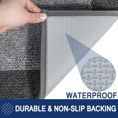 Antislip deurmat voor buiten - weerbestendige stofmat - buitendeurmat voor entree & balkon - slijtvaste deurmat 60x90 cm grijs Antislip deurmat voor buiten - weerbestendige stofmat - buitendeurmat voor entree & balkon - slijtvaste deurmat 60x90 cm grijs