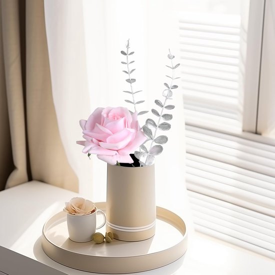 45 stuks kunstmatige eucalyptus takken, bladeren, eucalyptusbladeren, decoratie, eucalyptus, kunstplanten voor bloemstukken, huis, bruiloft, feest, tafel, centerpiece, decoratie, zilver