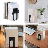 Boekenhouder, 7 paar boekensteunen metalen boekenhouder voor plank zwarte boekensteunen boekensteunen boekensteunen voor planken voor boeken, dvd's, tijdschriften, 70 x 110 x 130 mm