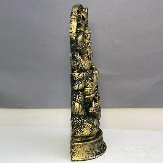 Je kunt meer te weten komen over de Vikingcultuur en de donkere middeleeuwen met ons Scandinavische heidense beeldhouwwerk van hars