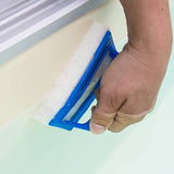 Zwembadsponsborstels, 4 stuks, zwembadreiniging, handschrobber, kunststof, zwembadborstel, herbruikbaar, met handvat voor het reinigen van vuil en mos