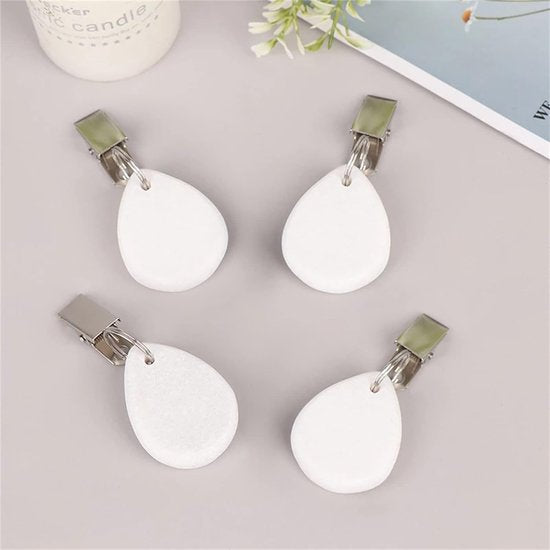 Tafelkleedgewicht 8 stuks tafelkleedgewichten stenen tafelkleedgewichten met klem tafelkleden gewichten outdoor voor familie party camping bruiloft tuin picknick