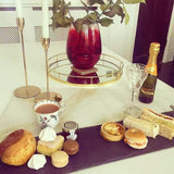 Set van 12 kandelaars, Franse goudkleurige kandelaars, geschikt voor kaarsen met een dikte van 3/4 inch, hoge metalen kandelaar voor bruiloften, woondecoratie en kaarslicht diners.